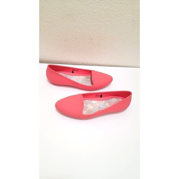Crocs Light Pink Pointed Toe Slip-On Flats Size 8 - Picture 5 of 14